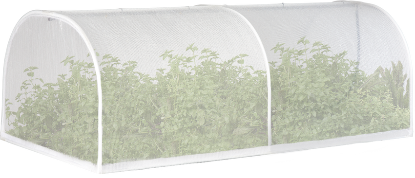 Replacement VegeCover Kit – Large (includes poles, connectors, hinge clips, misters and mesh cover)